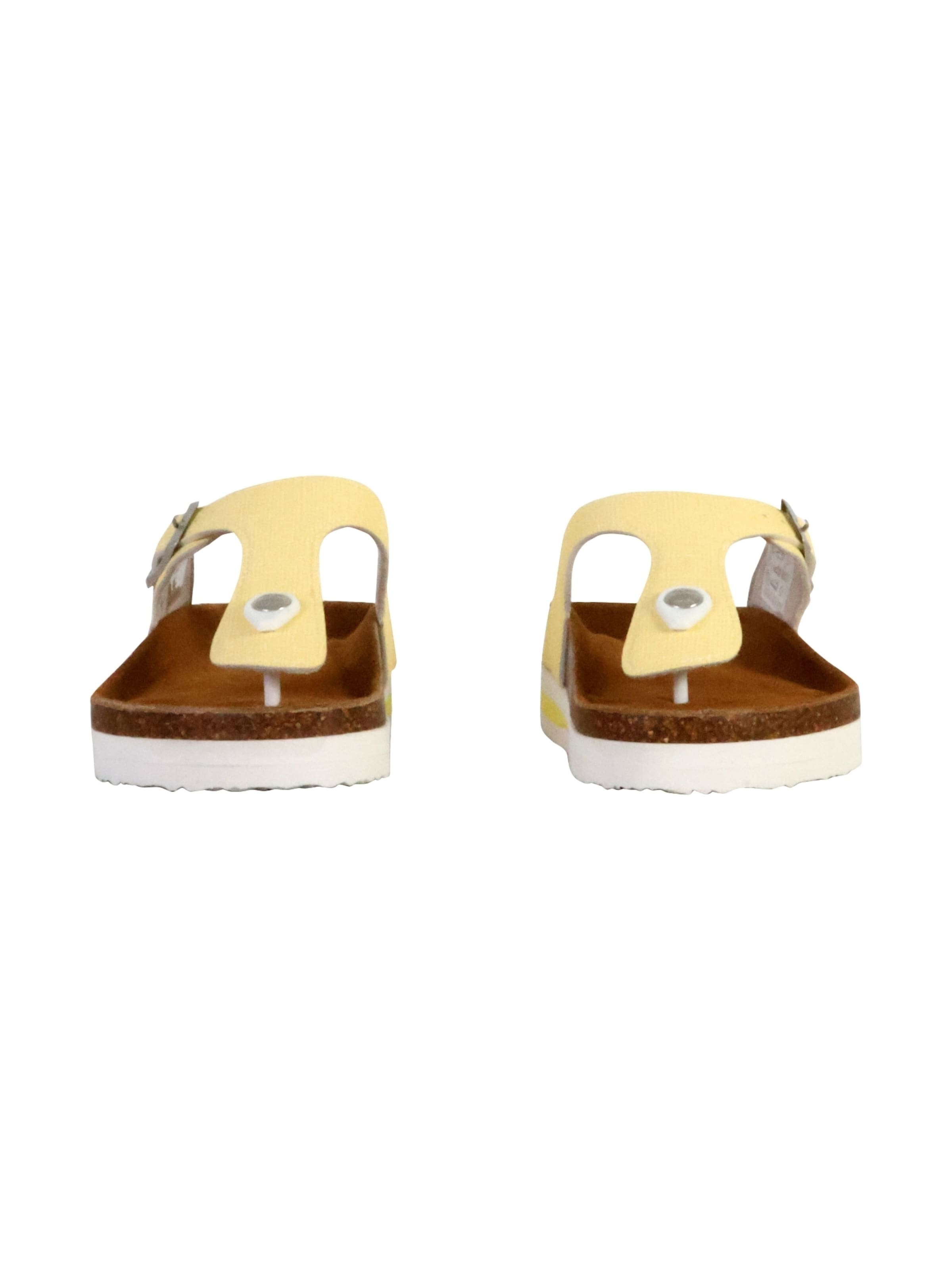 terre de marins - Zapatos abiertos en amarillo