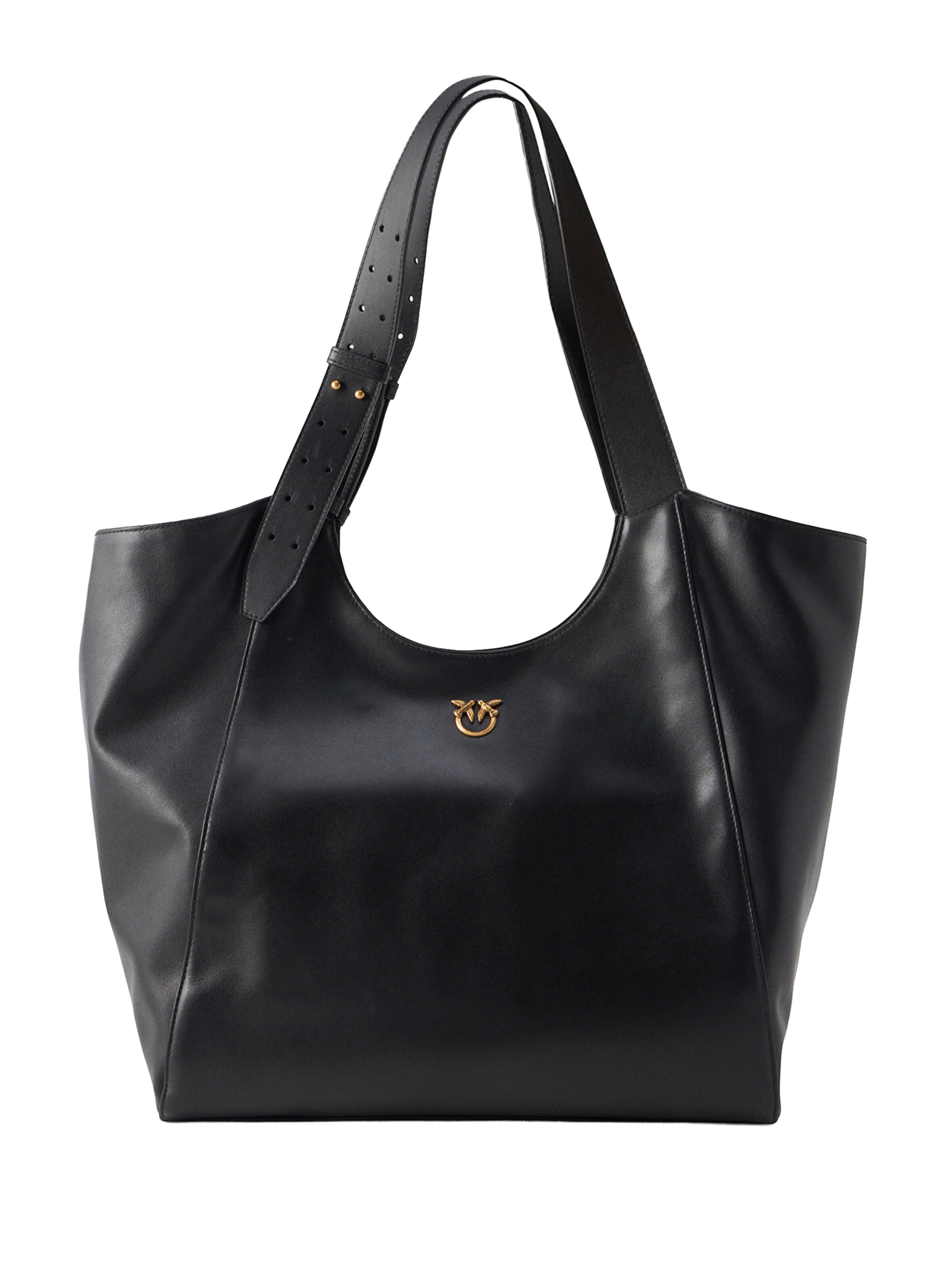 Shopper 'CLASSIC' di PINKO in nero: frontale