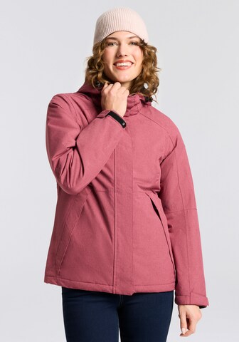 KILLTEC Outdoor Jacket in Red: front