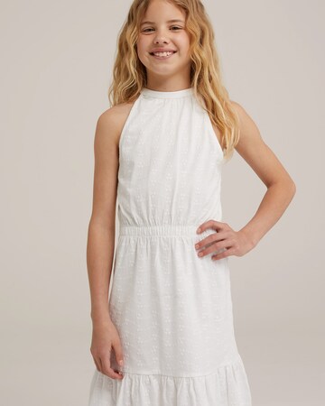WE Fashion Dress in White: front