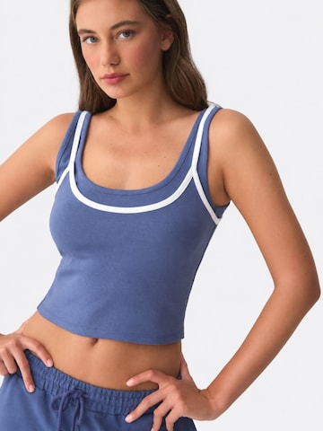 EthiquetTop 'Crop Top' - plava boja