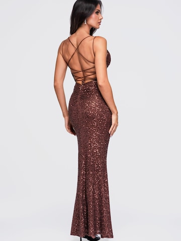 Ombre Abendkleid‌‌‌‌‌‌‌‌‌‌ in Braun