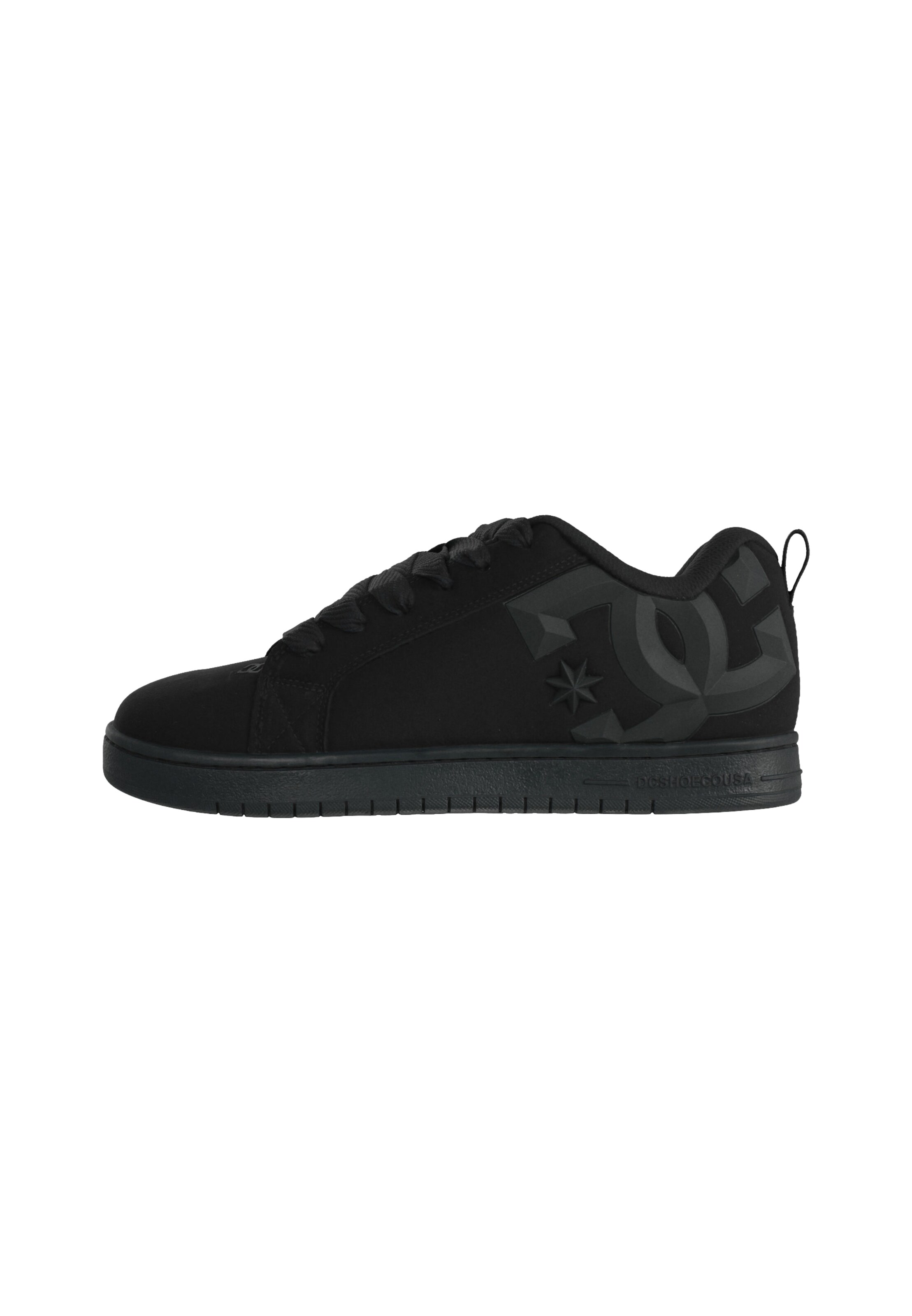 DC Shoes Platform trainers in Black: front