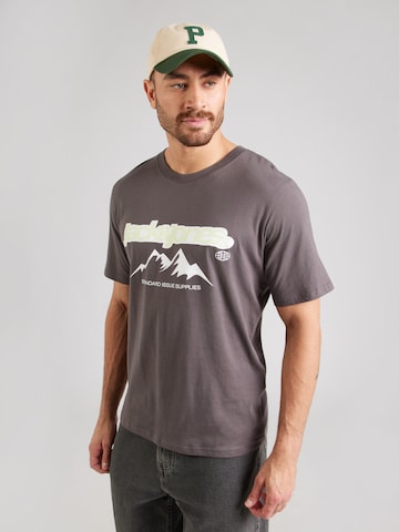 JACK & JONES - Camiseta 'JCOFLARE' en gris: frente