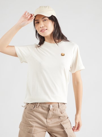 Iriedaily Shirt 'Burger Love' in Beige: voorkant