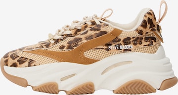 STEVE MADDEN Låg sneaker 'POSSESSION-E' i brun: framsida