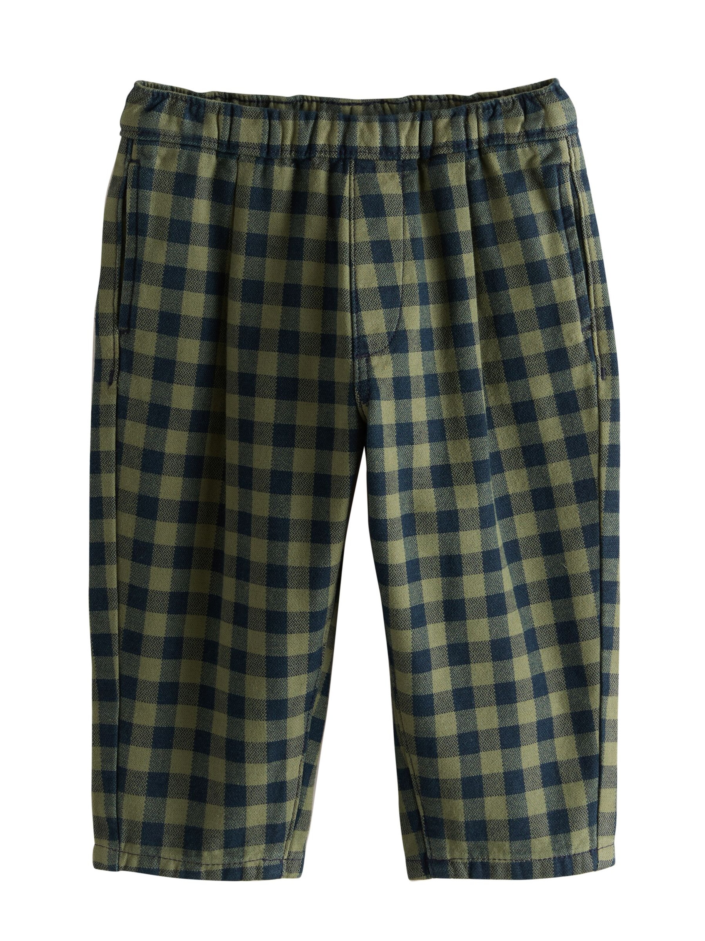 Next Trousers in Green: front
