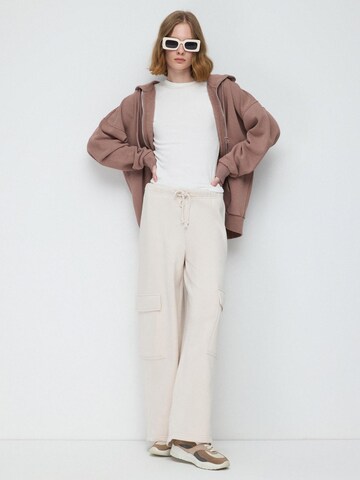 No Matter What Regular Cargobroek in Beige: voorkant