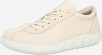 ECCO Ниски маратонки 'SOFT ZERO' в бежово: отпред