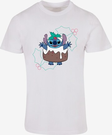ABSOLUTE CULT Shirt 'Lilo And Stitch' in White: front