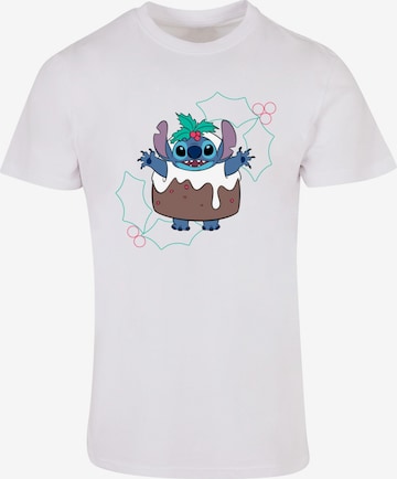 Maglietta 'Lilo And Stitch' di ABSOLUTE CULT in bianco: frontale
