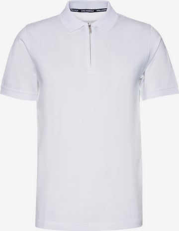 Karl Lagerfeld Poloshirt in Weiß: predná strana