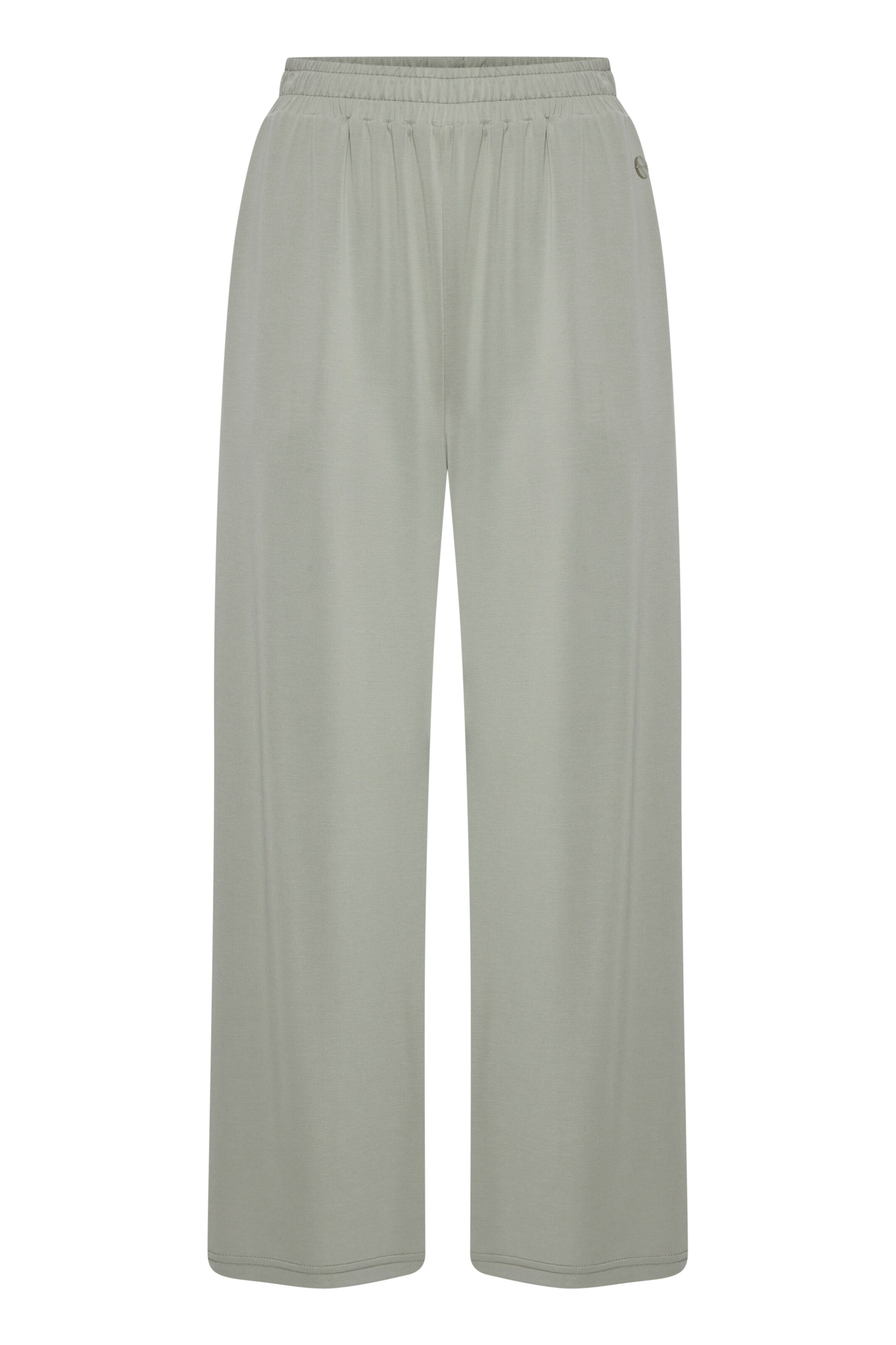 Oxmo - Perna larga Calças 'Bryndis' em verde: frente