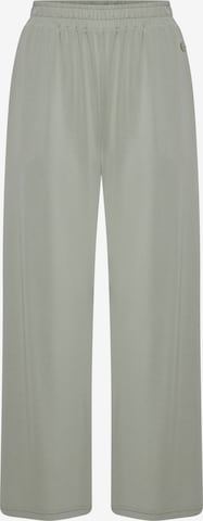 Oxmo Wide leg Broek 'OXBryndis' in Groen: voorkant