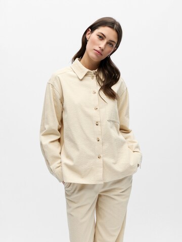 OBJECT Blouse 'OBJGALA' in Beige: front