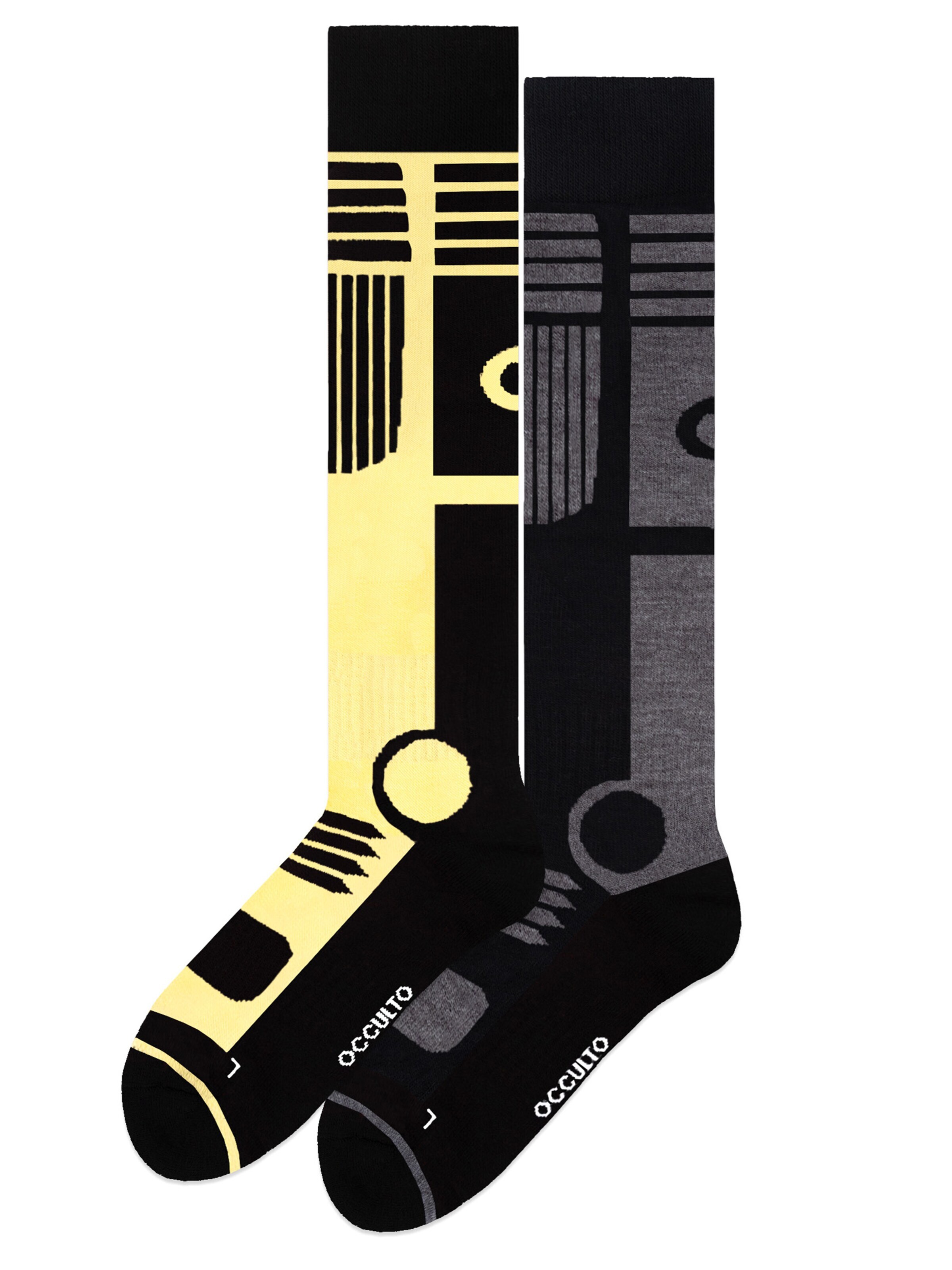 Occulto Sports socks 'Felix' in Yellow: front