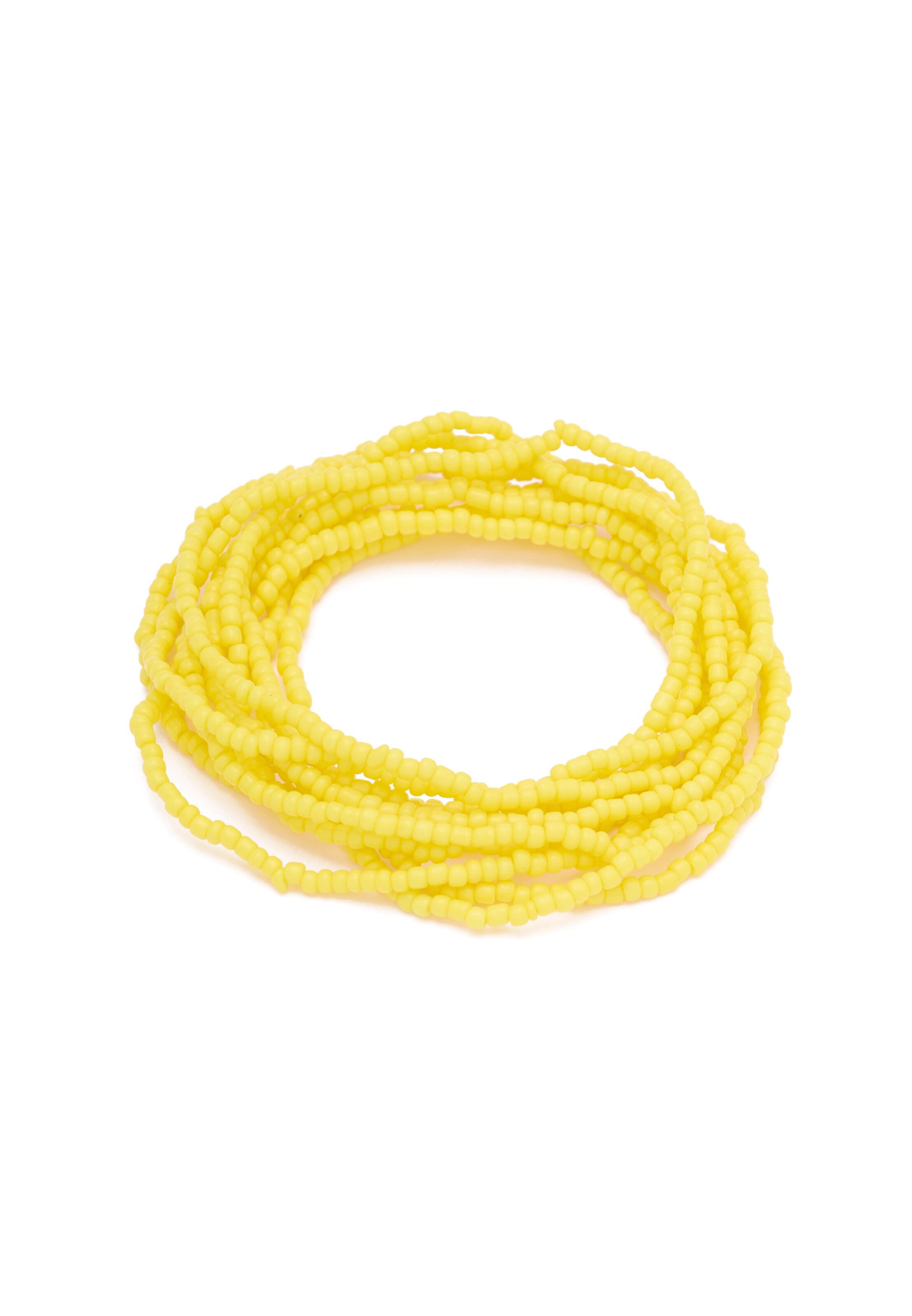 Bracelet IZIA en jaune : devant