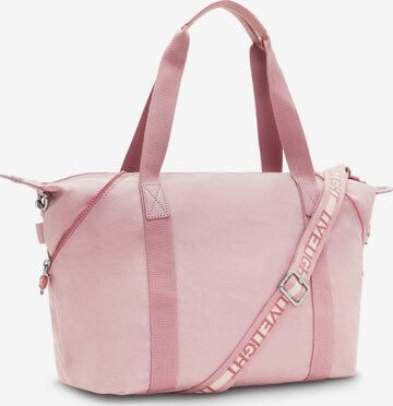 KIPLING Μεγάλη τσάντα 'Art' σε ροζ