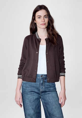 Street One Studio Between-Season Jacket in Brown: front