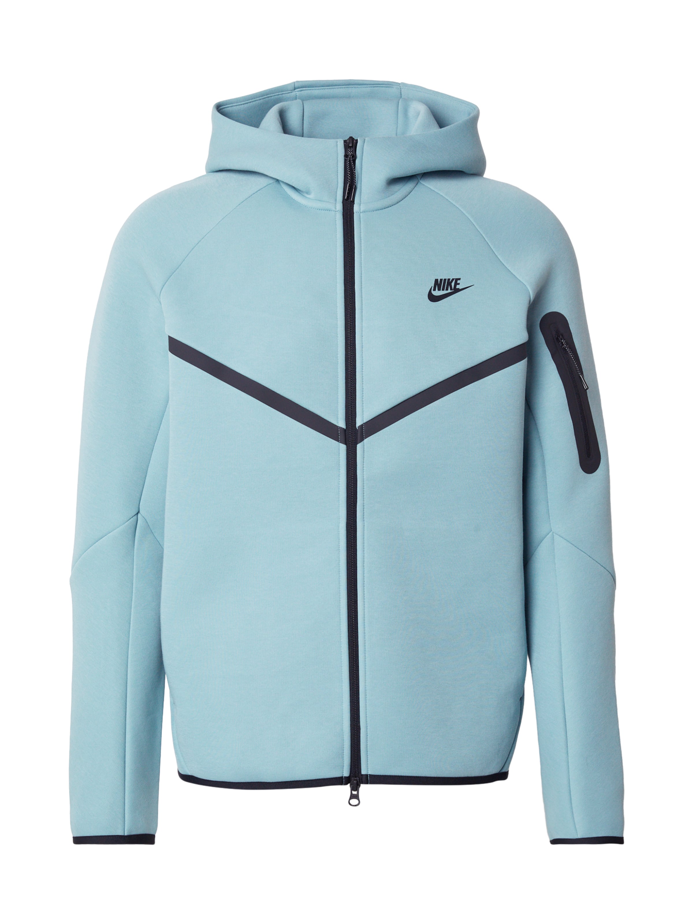 Giacca di felpa 'Tech Fleece' di Nike Sportswear in blu: frontale