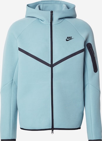 Nike SportswearGornji dio trenirke 'Tech Fleece' - plava boja: prednji dio