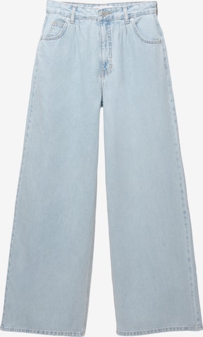 Pull&BearWide Leg/ Široke nogavice Traperice - plava boja: prednji dio