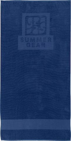 Serviette de plage 'Coast 100 X 200 cm' SummerGear en bleu : devant