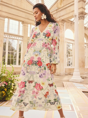 love & roses Jurk in Beige