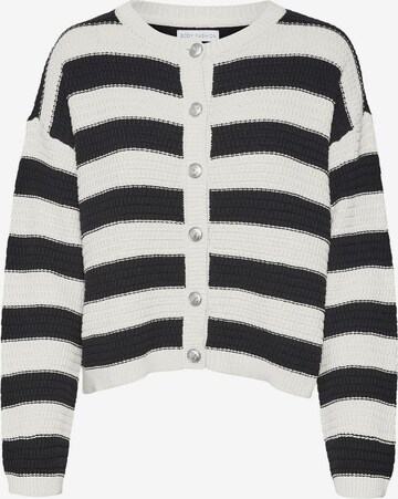 VERO MODA Knit Cardigan in Black: front