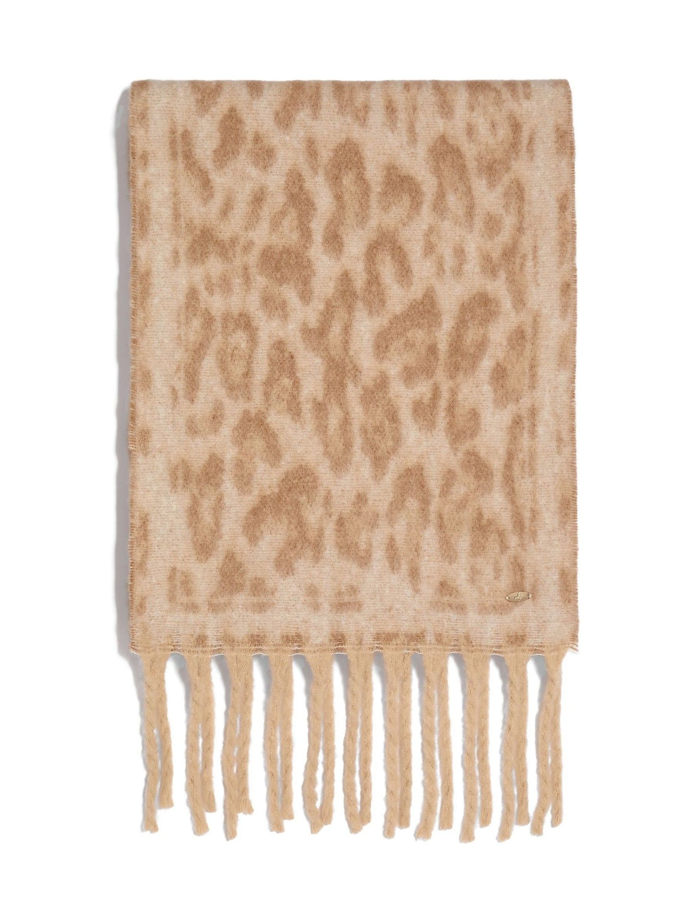 self. Szalik w kolorze beżowy: przód