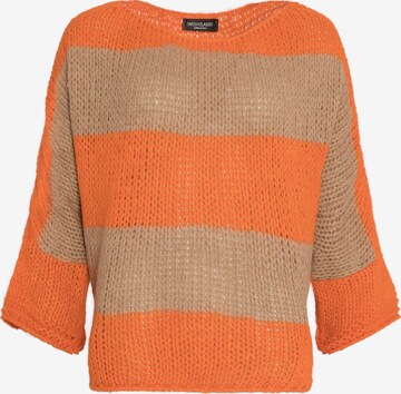 Pull-over oversize SASSYCLASSY en orange : devant