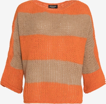 Pullover extra large di SASSYCLASSY in arancione: frontale