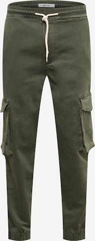 ABOUT YOU Tapered Cargobroek 'Jake' in Groen: voorkant