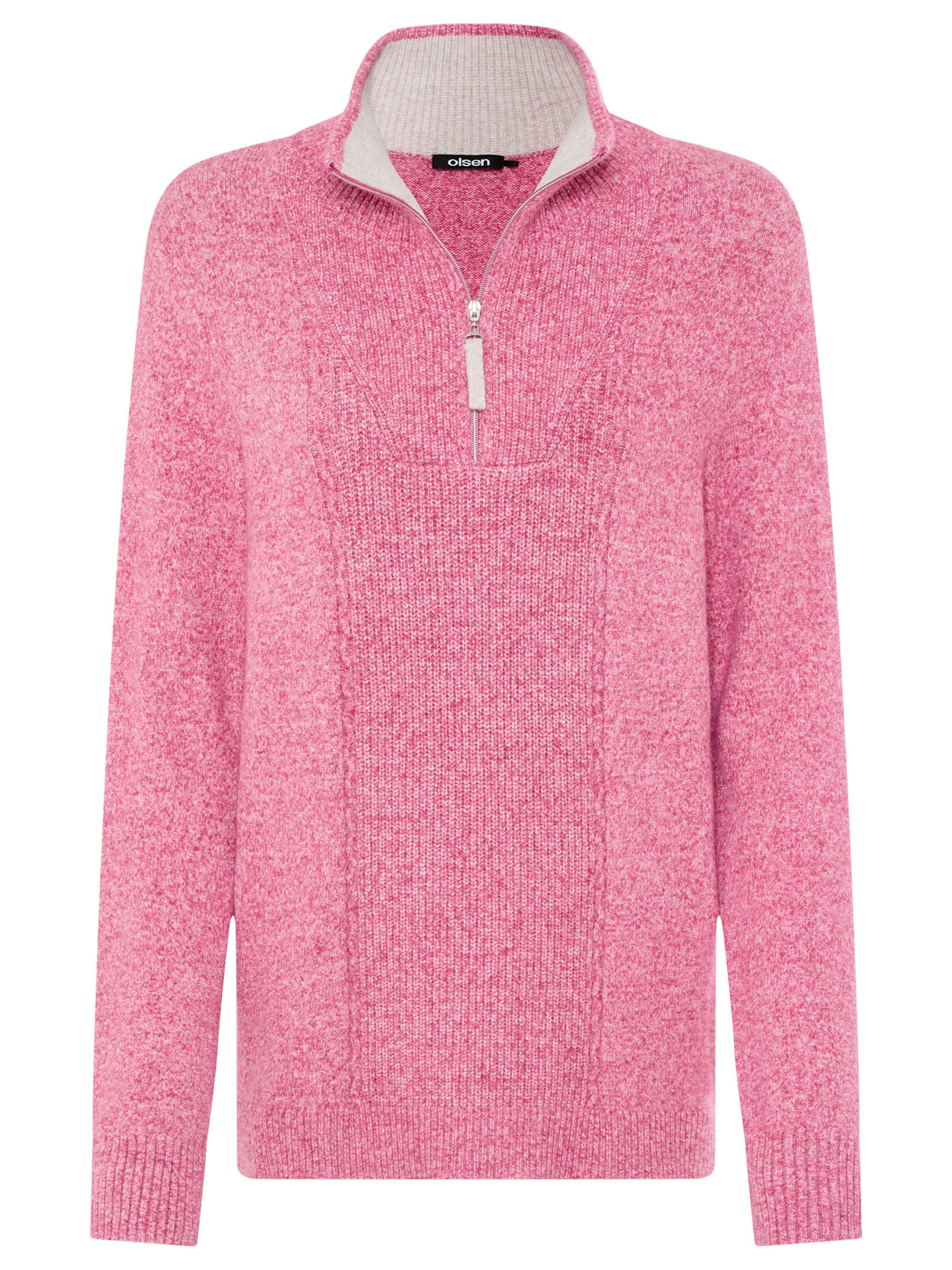 Olsen Pullover 'Henny' in Pink: Vorderseite