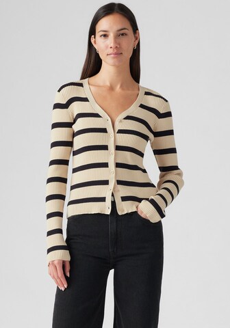 LEVI'S ® Gebreid vest in Beige: voorkant