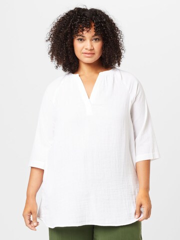 Zizzi Blouse 'MELODY' in White: front