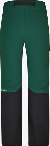 ZIENER Regular Workout Pants 'Akando' in Green