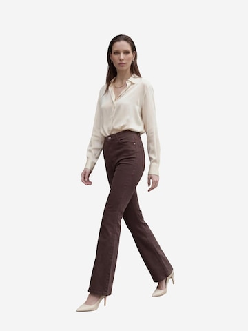 My fashion Boot cut Jeans 'Hose' in Brown