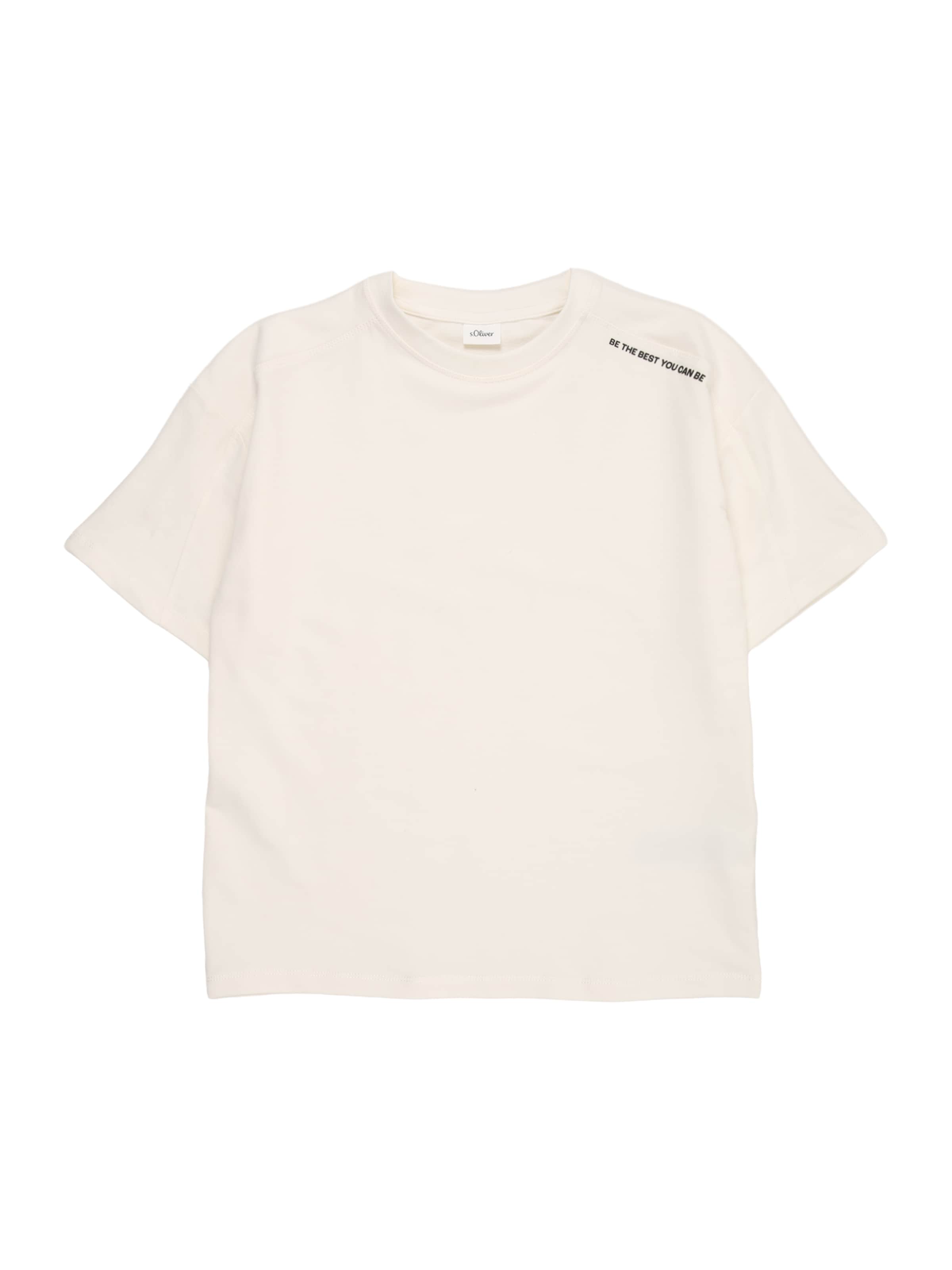 T-Shirt s.Oliver en blanc : devant