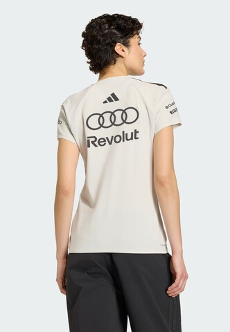T-shirt fonctionnel 'Audi Formula One Team Engineers & Marketing' ADIDAS PERFORMANCE en blanc : devant