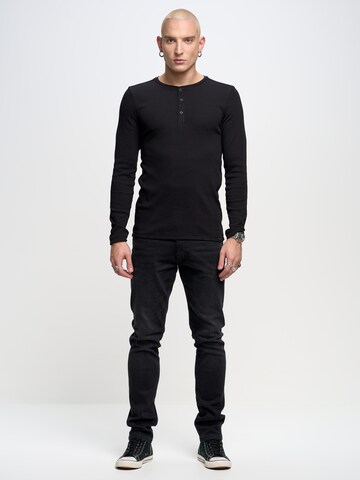 BIG STAR Shirt 'Icarus' in Schwarz