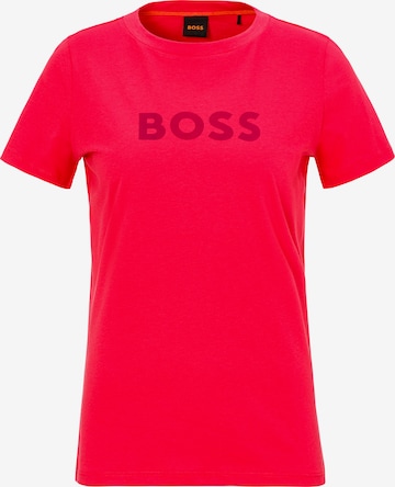 BOSS T-Shirt 'Elogo 5' in Pink: Vorderseite
