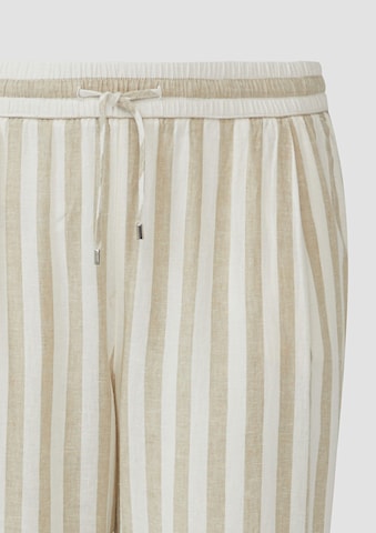 Wide Leg Pantalon s.Oliver en marron