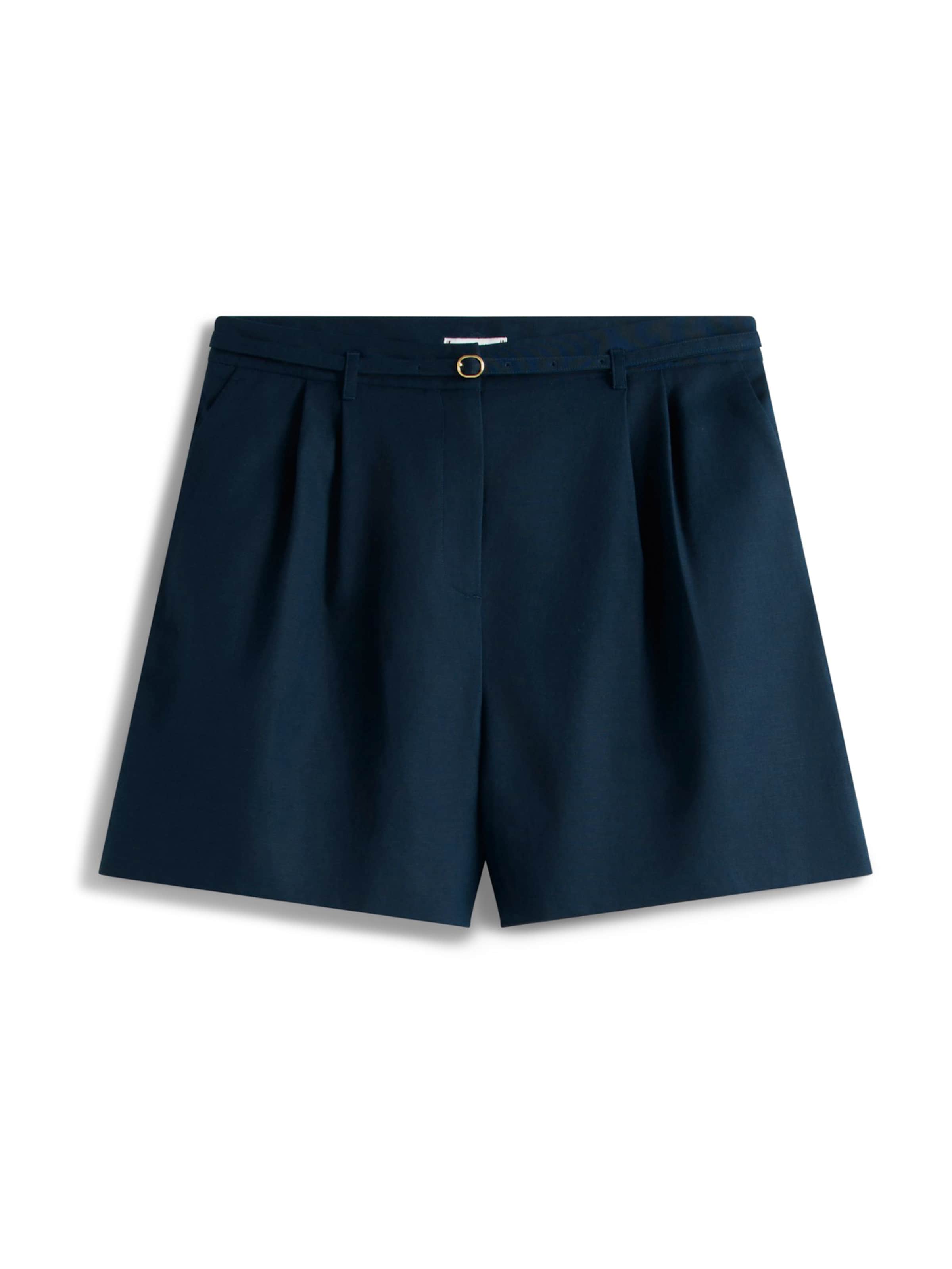 Tommy Hilfiger Curve Regular Shorts in Blau: Vorderseite