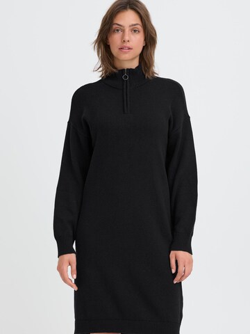 Oxmo Strickkleid ' OXFSANVA ' in Schwarz