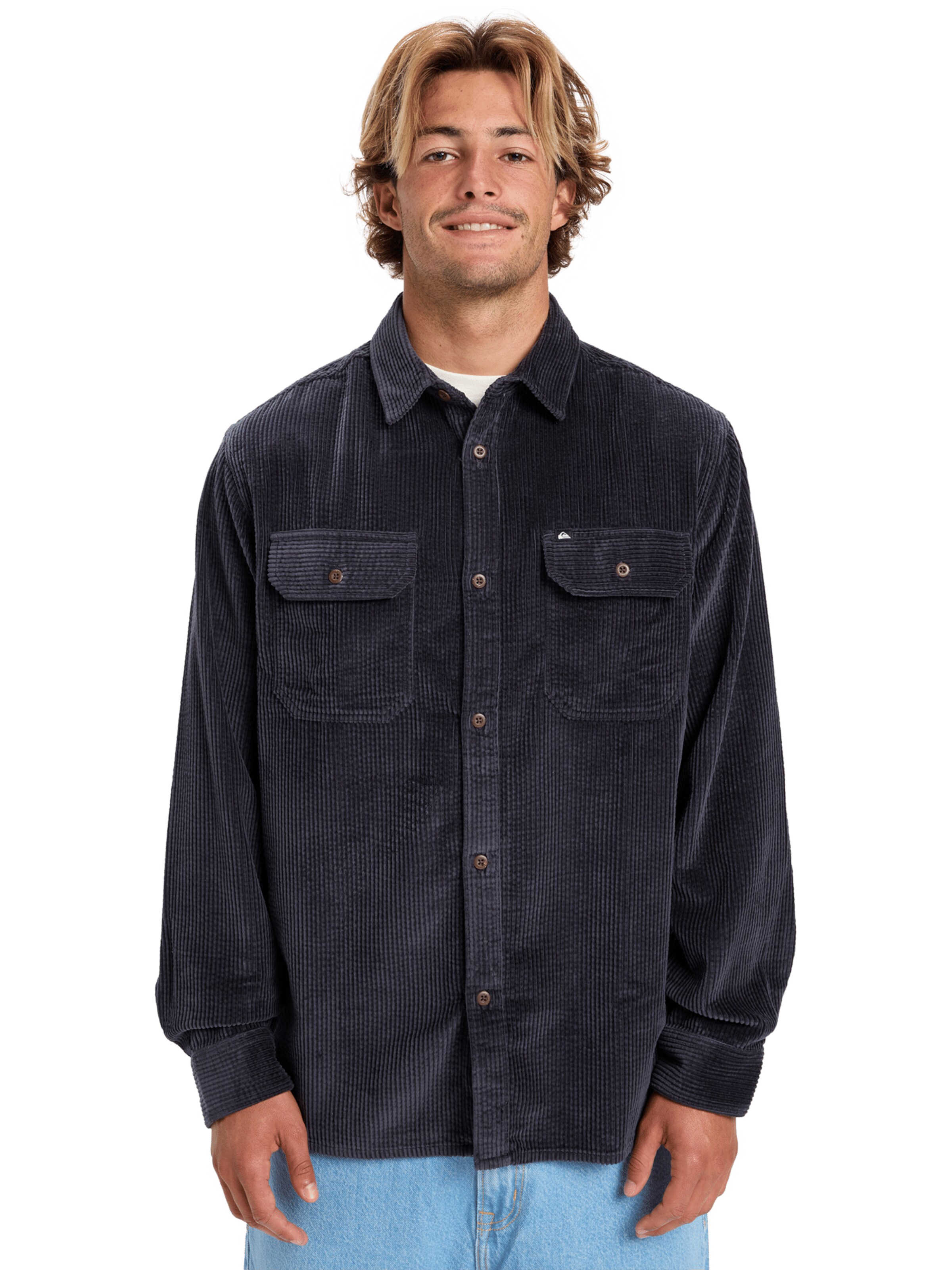 QUIKSILVER Shirt 'Venture' in Blue: front