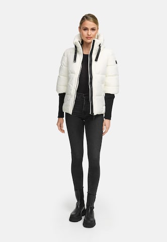 NAVAHOO Winterjacke 'Lotusherz XIV' in Weiß