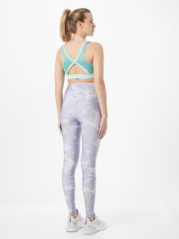 Reebok Skinny Workout Pants in Purple