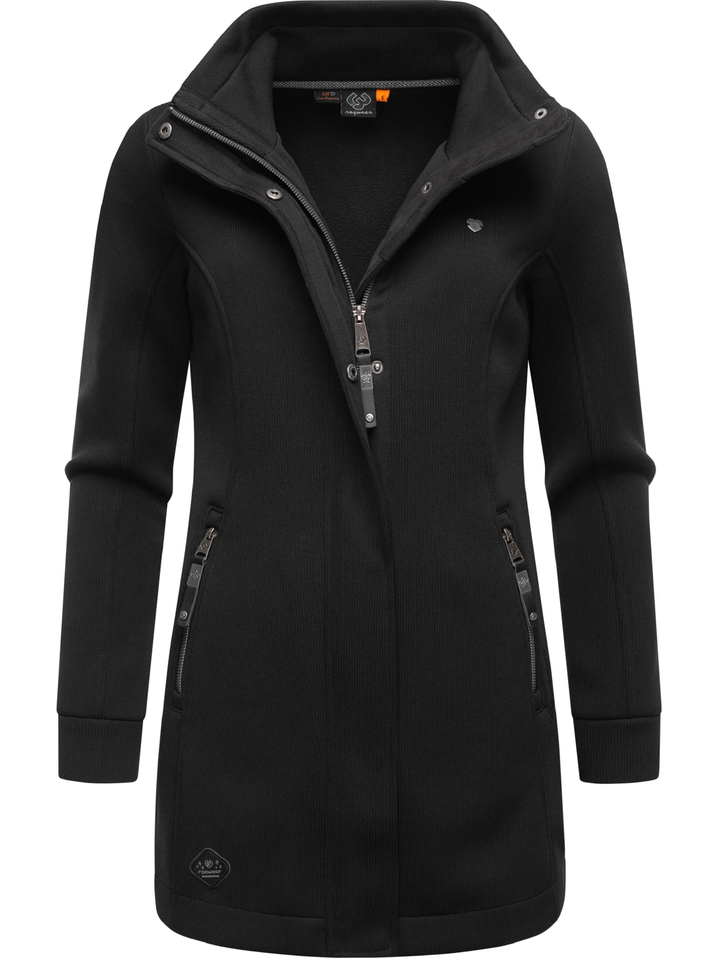 Ragwear Суичъри с качулка 'Letrice' в черно: отпред