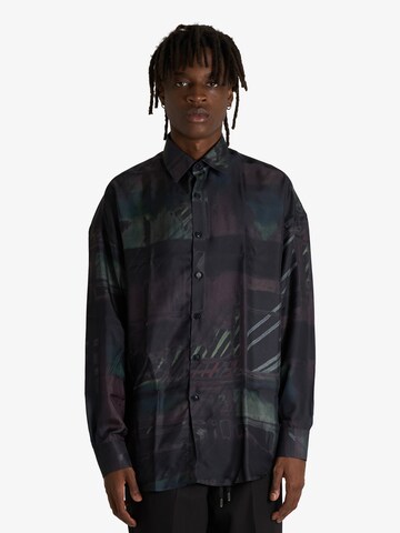 Fit confort Chemise COSTUMEIN en bleu : devant